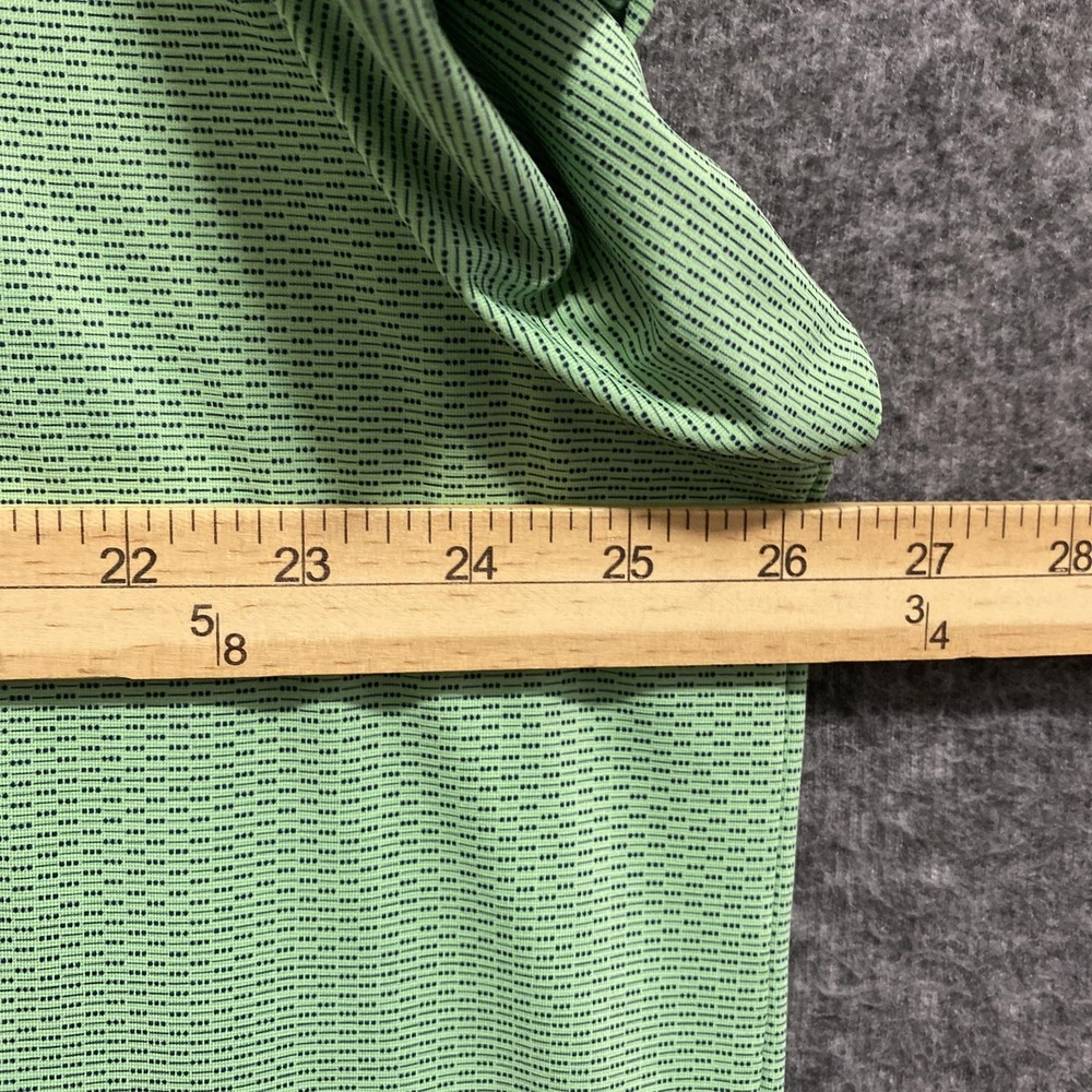 Jim Nantz Vineyard Vines Brrr Golf Polo Shirt Mens XL Green Performance Stretch - Picture 6 of 9